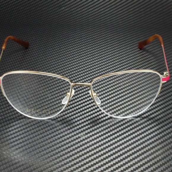 Gucci Red Gold 55mm Eyeglasses - Picture 3 of 3